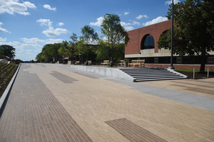 Construction on the University Place promenade began on May 31. The promenade was completed on Aug. 22 — one week before classes for the fall semester started.